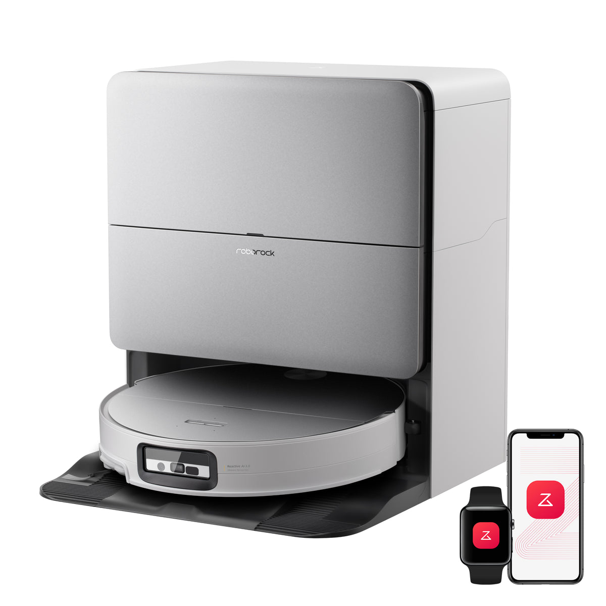 Roborock Saros 20 Sonic avec sa station